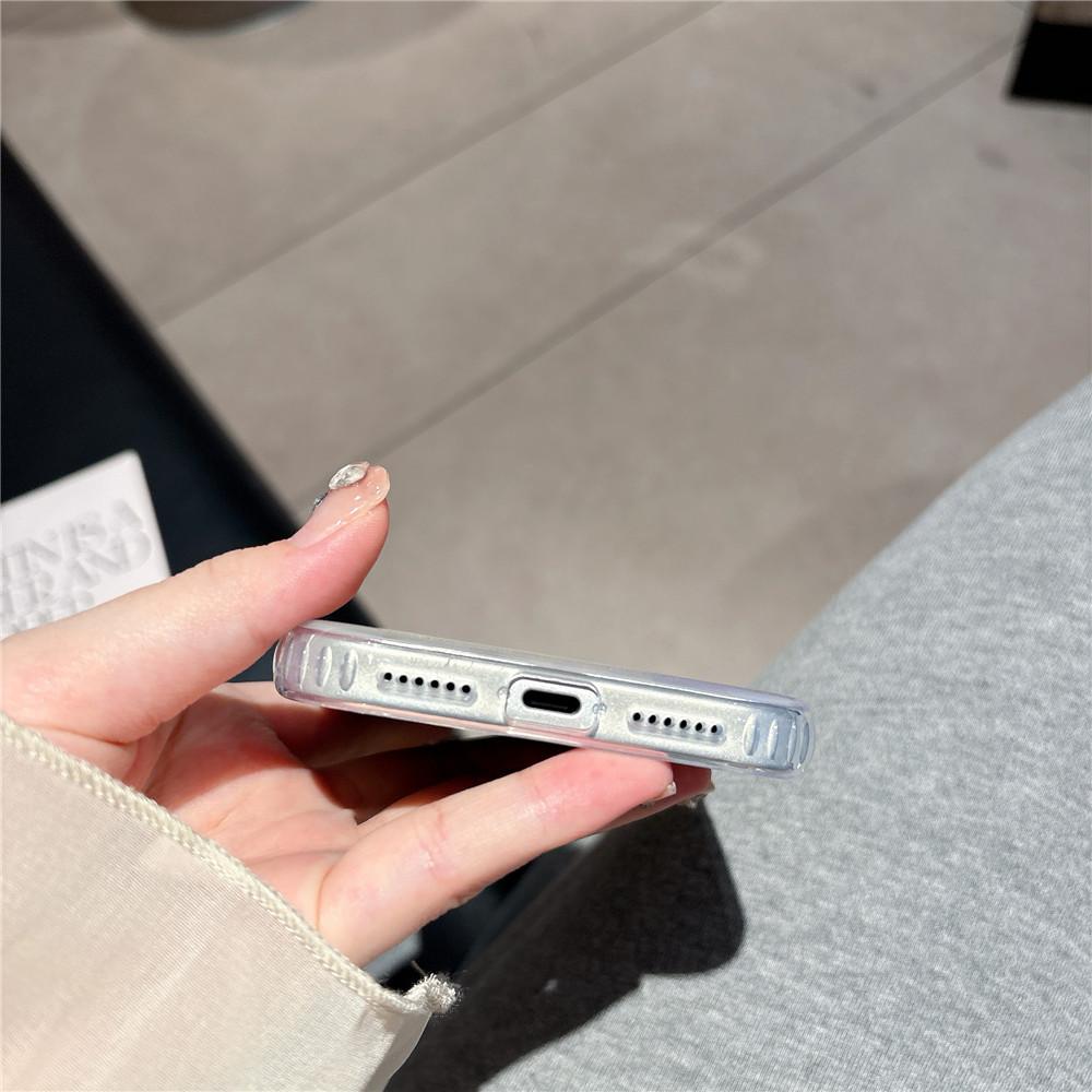 Cute Gradient Shell Pattern iPhone Case, Magnetic Kickstand, Shockproof, Compatible with iPhone 17 Series, Trendy Aesthetic for Women