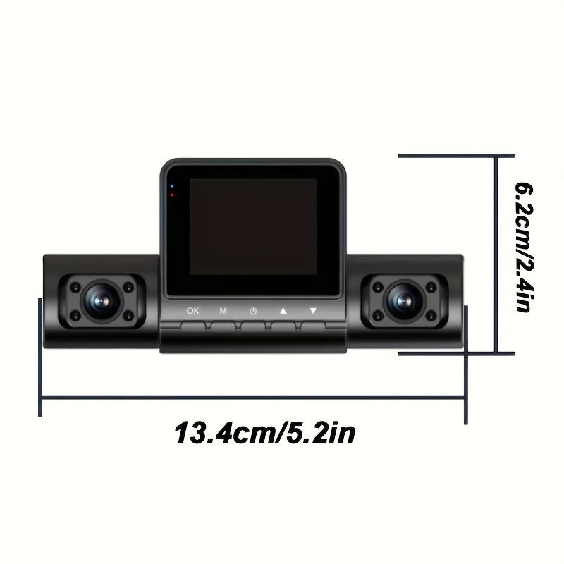 4-Lens Dash Camera Full HD Vehicle DVR with 2-Inch Display, Night Vision, Loop Recording, Motion Detection, Front & Rear Wireless Recording, Rear View Mirror Dash Cam for Accident Evidence, Safe Driving, Parking Monitor, Optional 32GB Storage, Dashcam, Fu 4-Lens Dash Camera Full HD Vehicle DVR with 2-Inch Display, Night Vision, Loop Recording, Motion Detection, Front & Rear Wireless Recording, Rear View Mirror Dash Cam for Accident Evidence, Safe Driving, Parking Monitor, Optional 32GB Storage, Dashcam, Fu