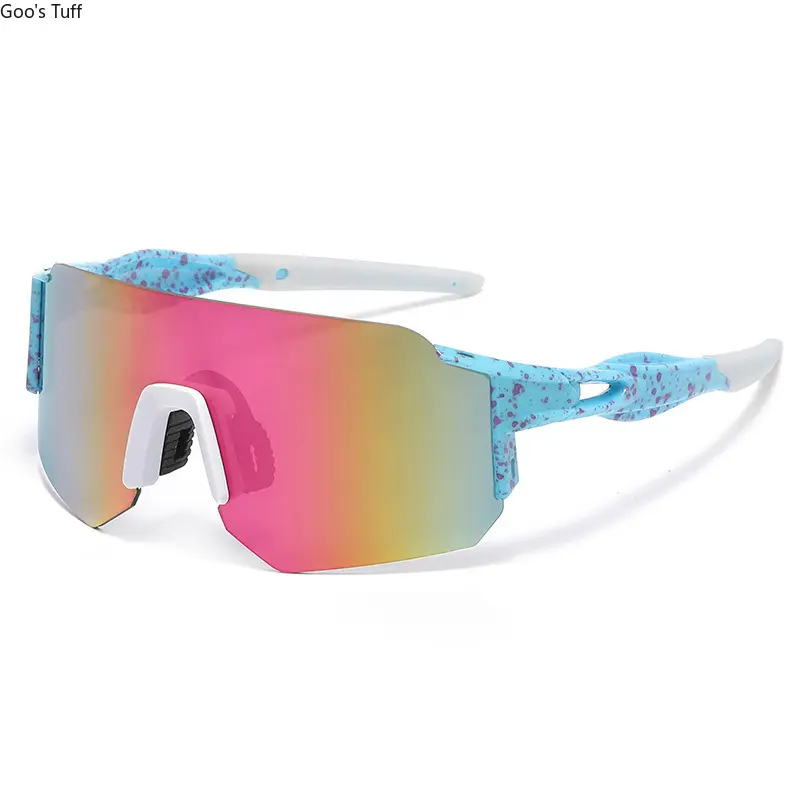 Vibrant Wind-Resistant Sports Eyewear, UV-Blocking Cycling Glasses for Bicycle Riding, Hiking