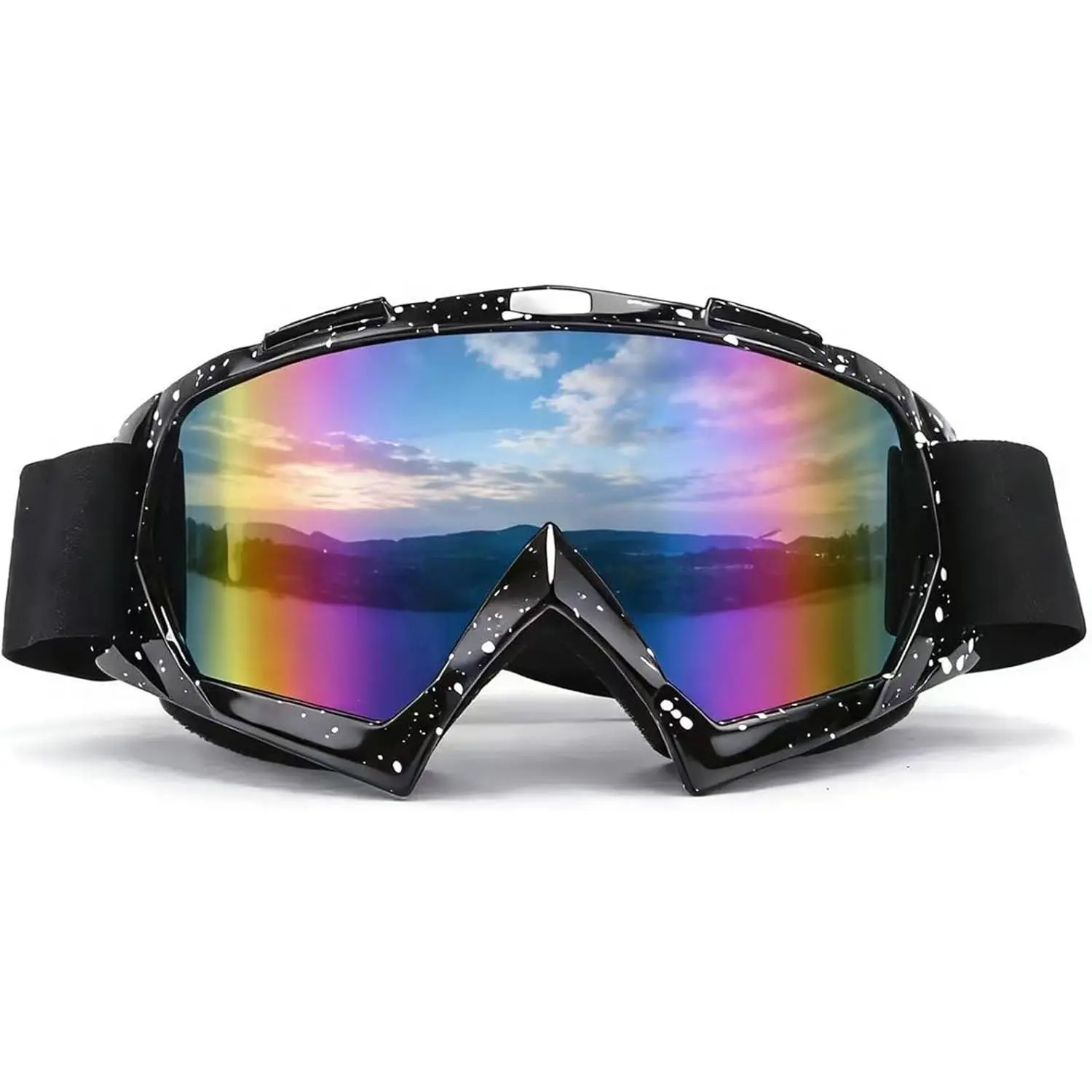 Motorcycle Goggles Dirt Bike ATV Ski Goggles For Men Women UV Protection Windproof And Dtproof Glasses