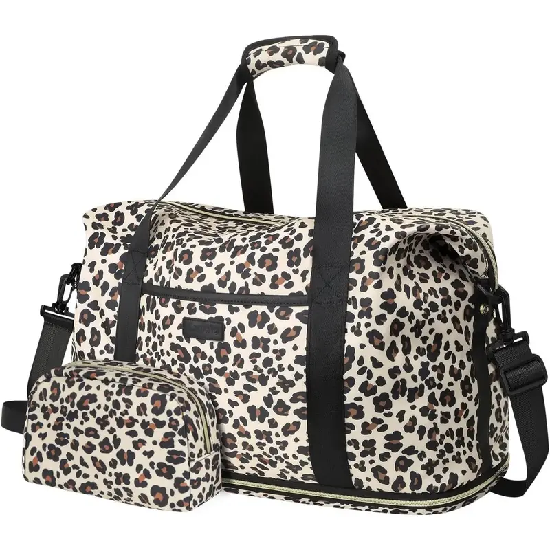 Expandable Travel Duffle Bags Weekender Overnight Bags for Women Men Hospital Bag for Women Labor Delivery with Toiletry Bag Waterproof