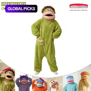 Adult Funny Animal Onesie Blanket Set, Super Soft Plush Hooded Home Blanket with Pockets, Includes Robe and Comb, Perfect for Movie Night and Relaxation #GLOBAL PICKS
