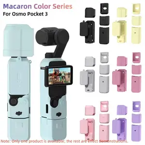 DJI OSMO Pocket 3 Protective Silicone Cover, Anti Scratch Lens Cap Protector Shell, Full Protection Camera Accessories for Pocket3