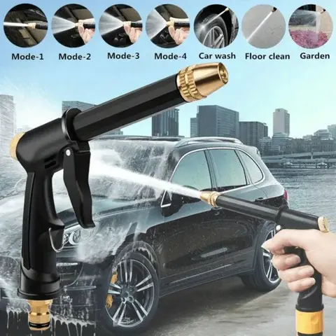 Water Gun for Car and Floor Cleaning, Garden Hose Nozzle, Yard Tools, Plastic Material, Ideal for Gardening and Outdoor Use, Car Washing Tool, Car Washing Supplies