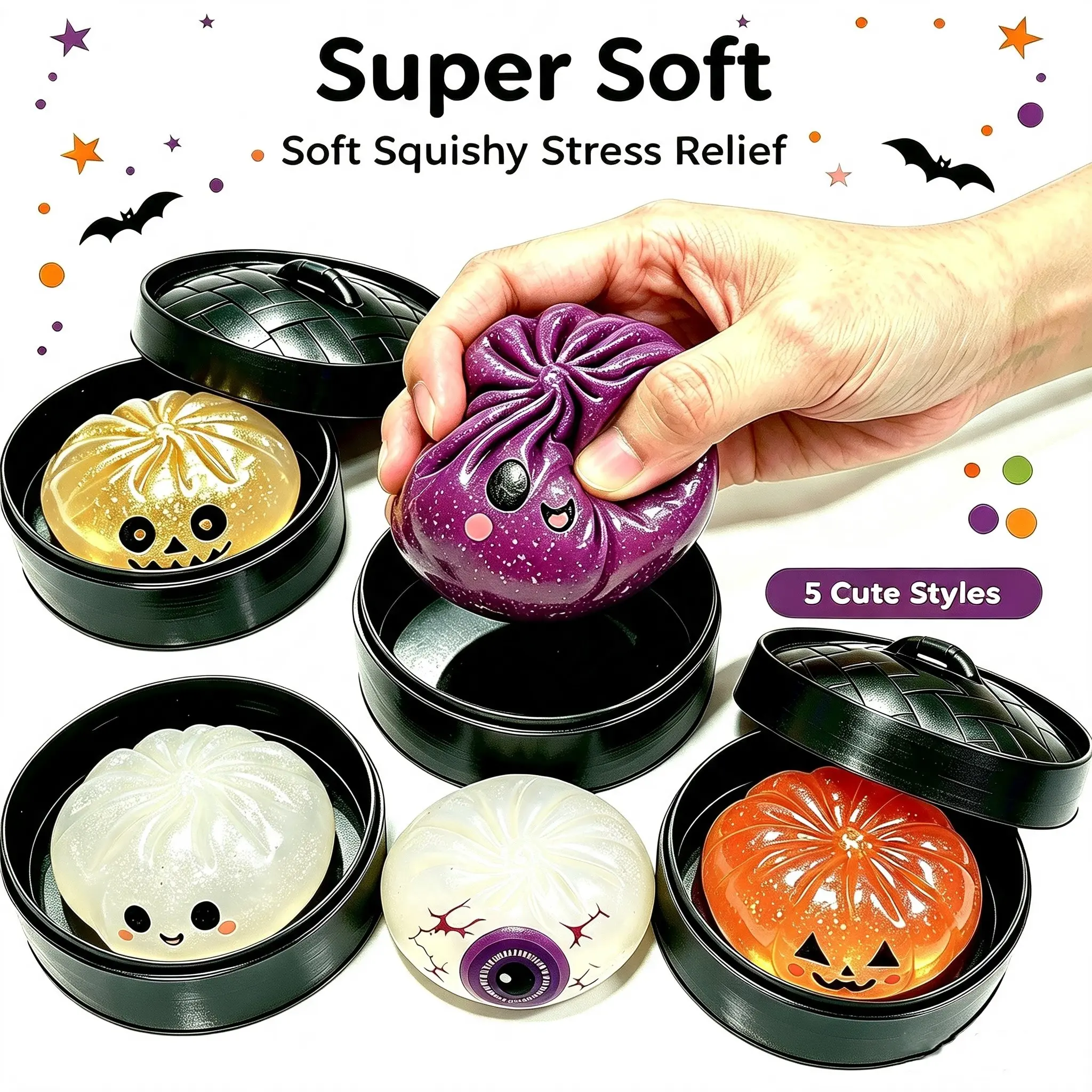 New Hot Toothpaste Tube Stress Ball, Non-Bounce Jam Filled, Soft Feel Shapeable Squishy Fidget Toy, Anxiety Relief Sensory Toy for Kids Adults