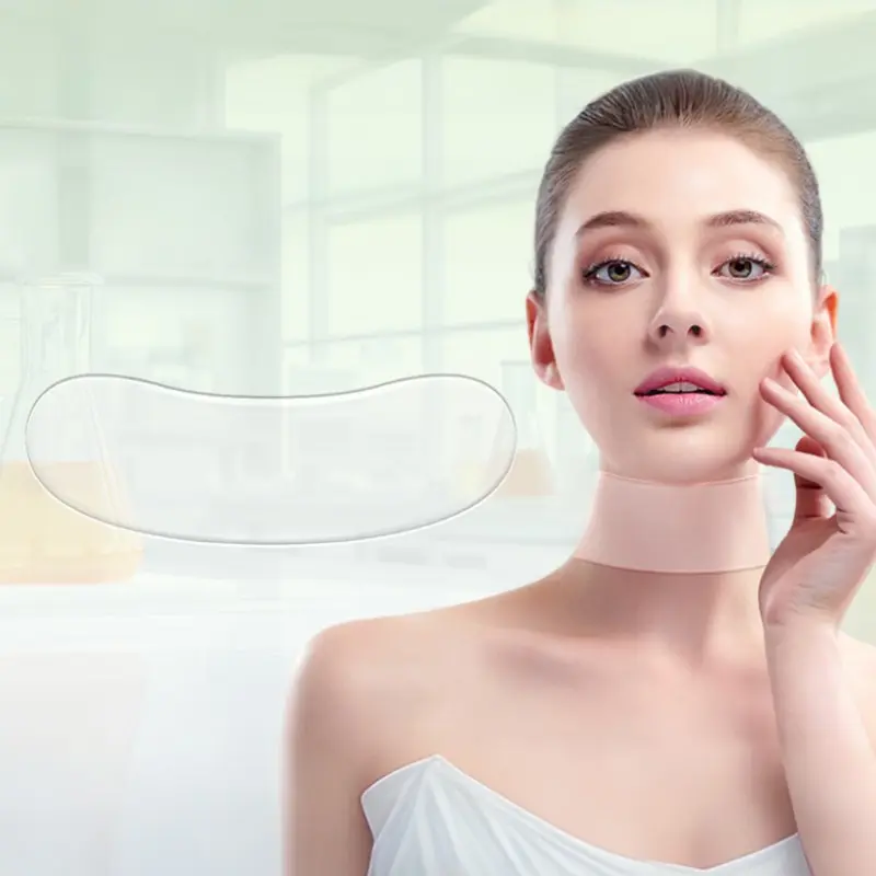Silicone Anti-Wrinkle Neck Patch, Reusable and Washable, Tightening Beauty Mask, Single Piece, Ideal for Wrinkle Prevention