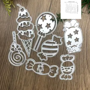 Die Cuts for Card Making, Scrapbooking Die-Cuts, Candy Metal Cutting Dies Congratulations Cuts Happy Birthday Embossing Stencils Template for DIY Scrap-Booking Decor Wedding Blessing Card