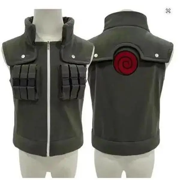 2026 Anime Hatake Kakashi Cosplay Clothes Set - Vest, T-shirt, Pants, Pouch - Ideal for Cos Conventions, Halloween Gifts (Toys & Hobbies, Classic & Novelty Toys)