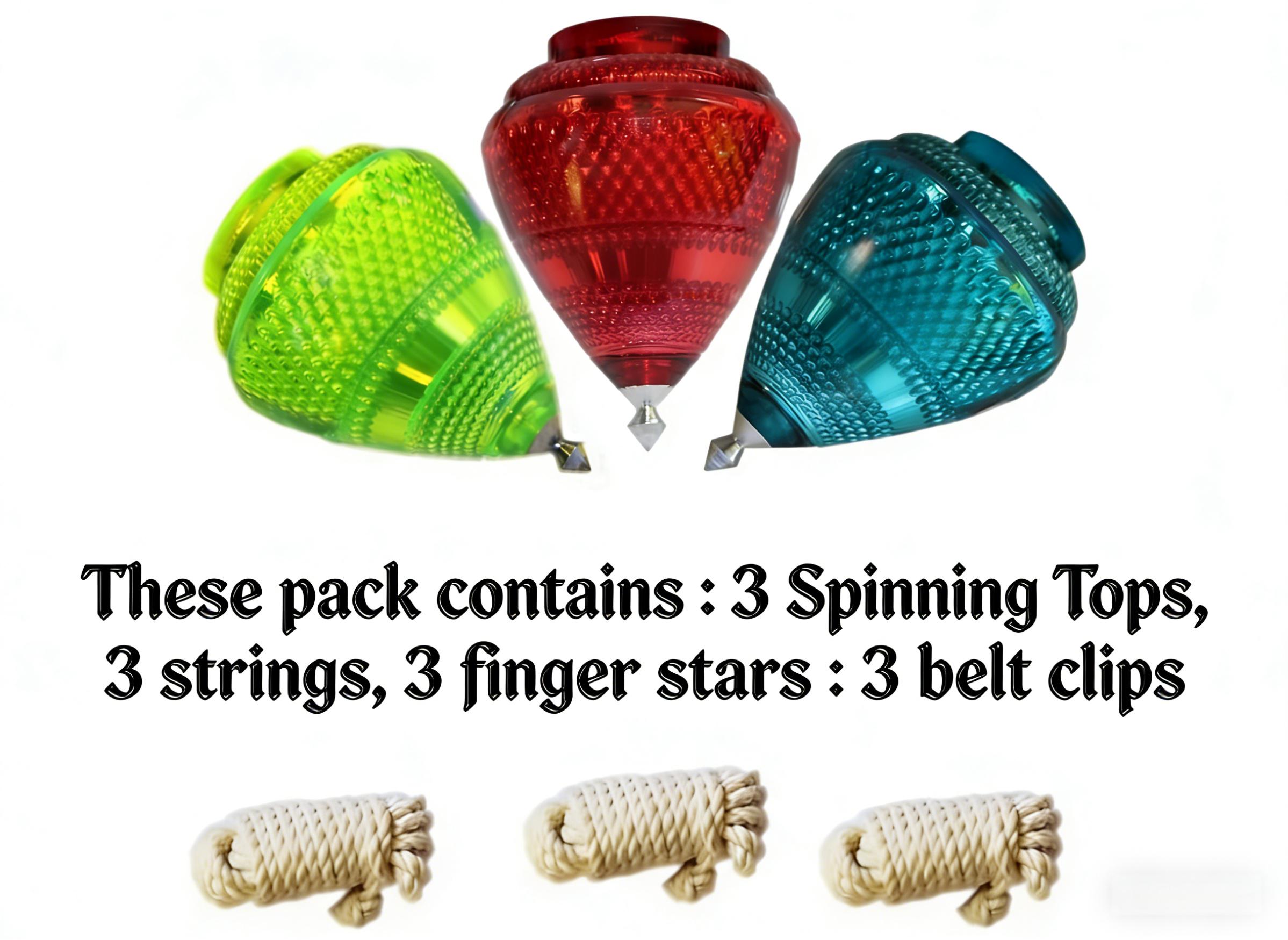 3 Pack Jumbo Cobra Durable Plastic Spin Tops for Kids Metal Tip  Jumbo Cobra  Durable & Punta de Metal (Pack of 3 Assorted Colors),Birthday Gift Toys for Boys  4 5 6 7 8+