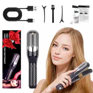 Father's Day Gift USB Rechargeable Trimmer, Split Hair Clipper, Wireless Edge Control, Multi-Functional, Lightweight, Portable Electric Hair Tool