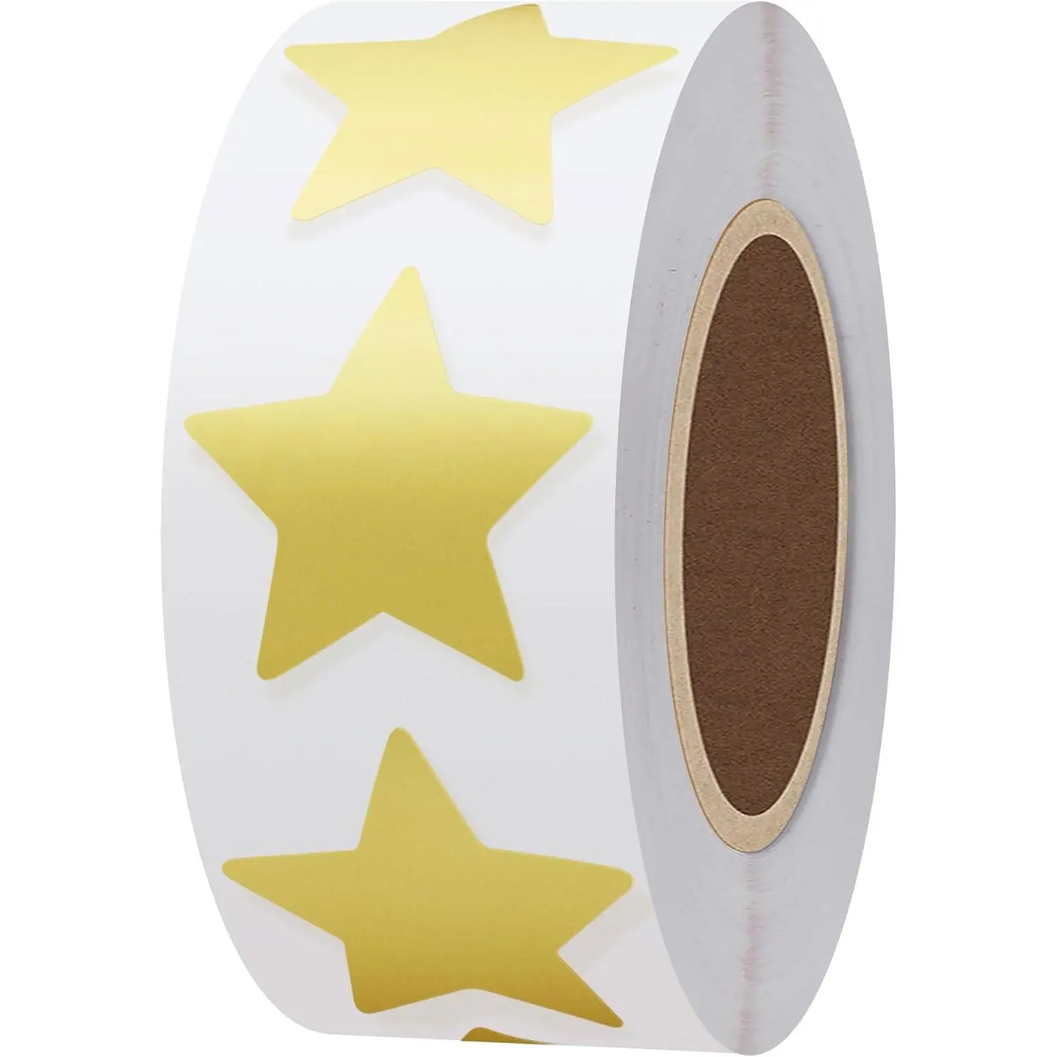 1 inch   Stickers Metallic Foil School    500 Labels Per Roll ()