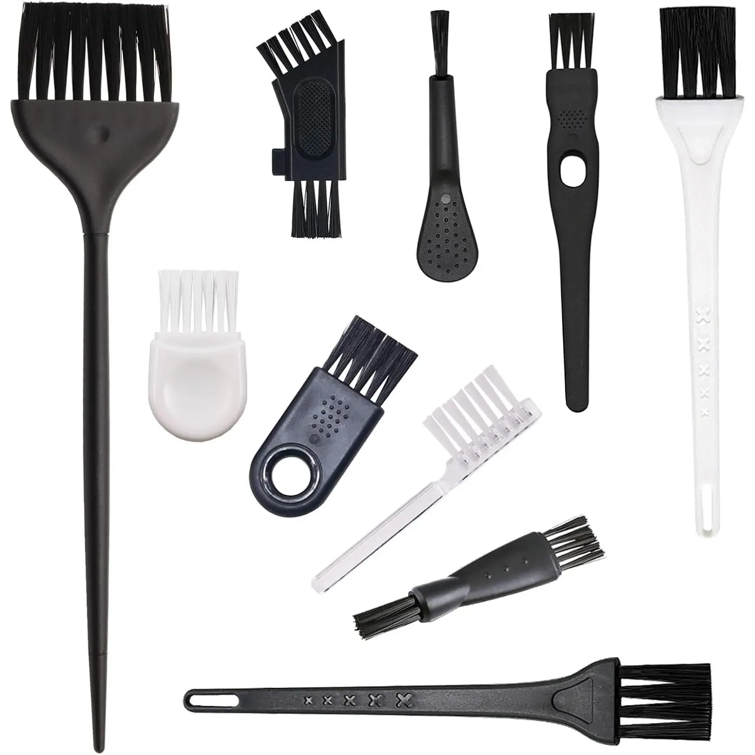 10 count Mini Cleaning Brush Kit, Nylon Brushes, Razor  Brush | Keyboard Cleaning Brushes, Small Portable Brushes for Electronics,,,Keyboard,Laptop,Toaster, Small Space