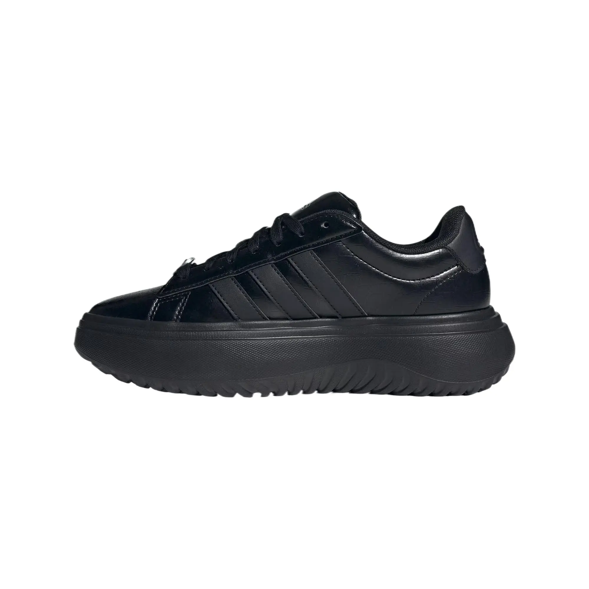 adidas Grand Court Platform Comfortable Durable Low-Top Tennis Shoes JH8668