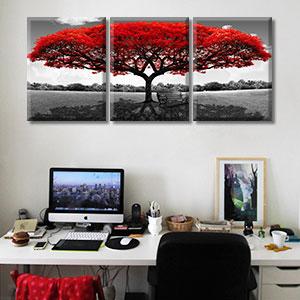 Tree of Life Canvas Wall Art for Living Room 3 Piece Red Tree Pictures for Bedroom Wall Decor Black and White Nature Scenery Painting Prints Modern Home Artwork Framed 12x16 Inch Tree of Life Canvas Wall Art for Living Room 3 Piece Red Tree Pictures for Bedroom Wall Decor Black and White Nature Scenery Painting Prints Modern Home Artwork Framed 12x16 Inch