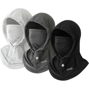 3 Pcs Elastic Balaclava Cooling Face Mask, Breathable Holes Sun Face Shield, UV Protection Full Head Mask for Men, Women (Sports & Outdoor Accessory)