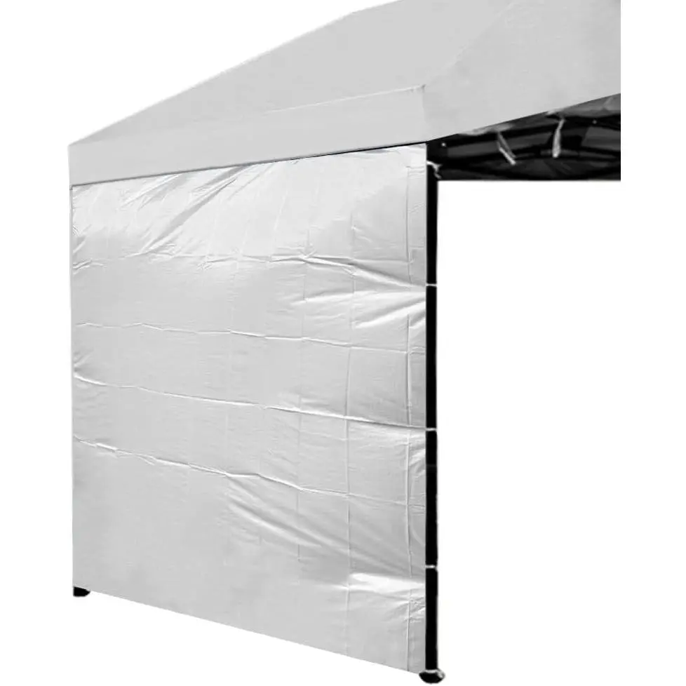 Ultralight Sidewalls for 10x10 Canopy Tent  Coated Side Walls with Tie Rope 1 count,  Gray