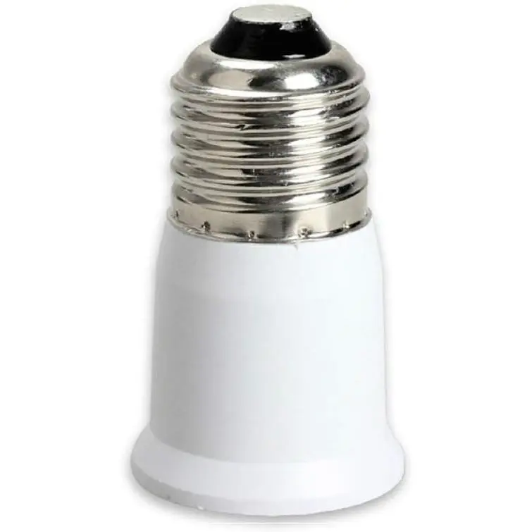 YiLighting UL-Listed Durable Synthetic PBT Plastic E26/E27 Socket Extension, High-Temp Resistant Adapter for LED/CFL Only (Pack of 1)