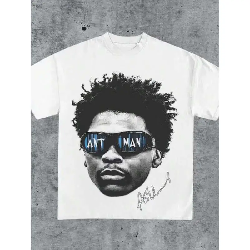 Vintage 90s Antho Edwards ANT Man Graphic Tee _ Star Basketball Streetwear Shirt