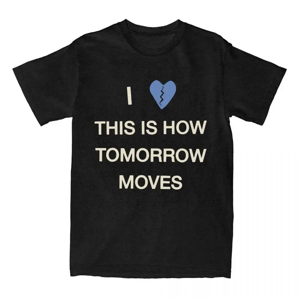 Y2K Beabadoobe This Is How Much Tomorrow Moves T-Shirt Female Men's Sleeve Short O-neck T-Shirt Print Gra