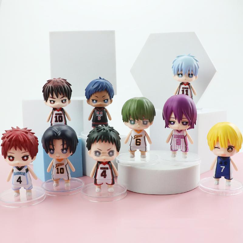 Full Set Anime Kuroko's Basketball Action Figure Kuroko Tetsuya Kagami Taiga Takao Kazunari Model Figurine Toy Boys Gift Pendant