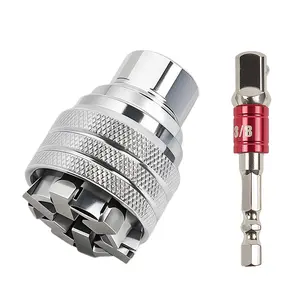 Multi-Function Universal Socket Wrench Tool - Universal Maintenance Tool, Adjustable Universal Socket Wrench, Universal Socket Tool for 3/8" Drive Ratchet Torque Wrench & Power Drill, Fathers Day Gift