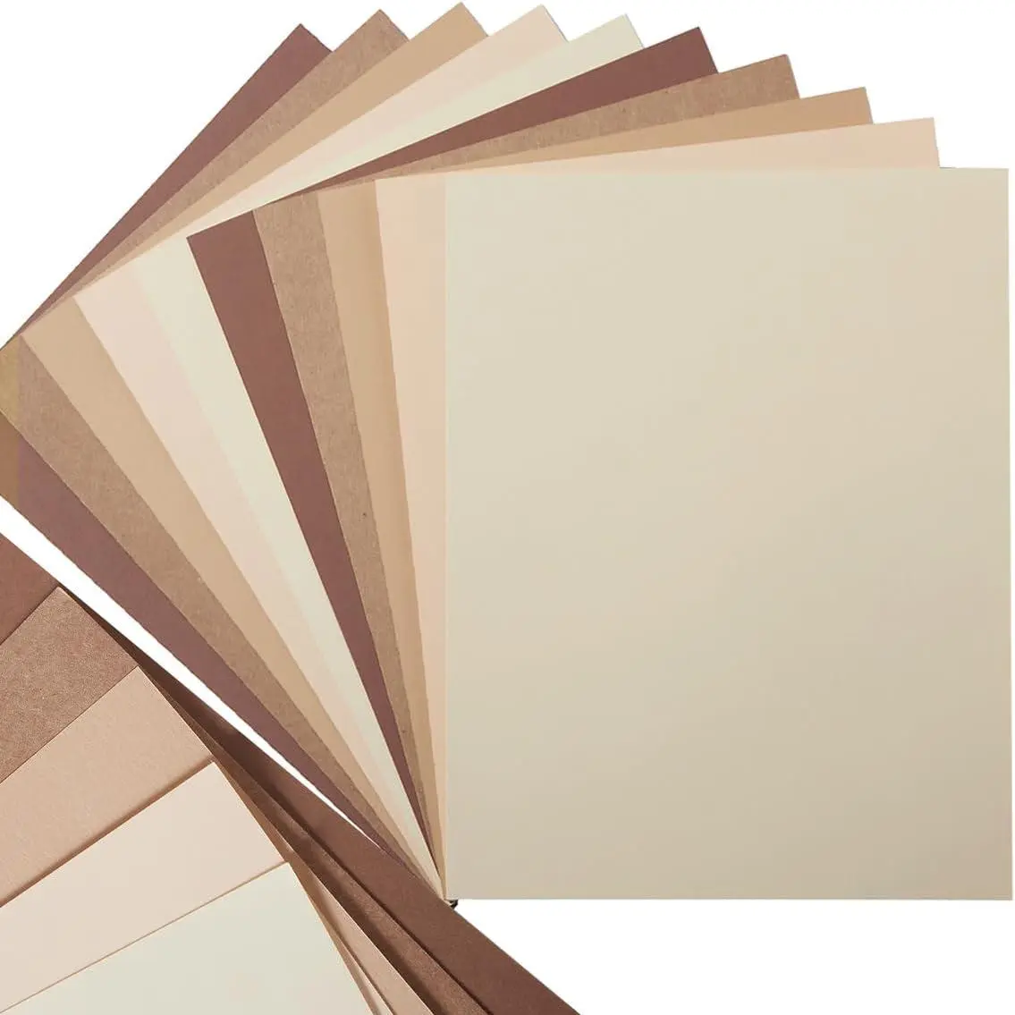 250GSM Thick Sturdy Brown Cardstock Paper, 30 Sheets 8.5x11 Inches, DIY Cards Craft Paper for Birthday Party, Bridal Shower Invitations & Scrapbooking DIY Projects, Modern