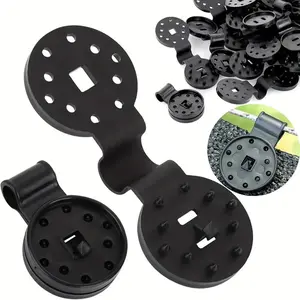 2026 New Model: 50-Pack Black Universal Shade Net Clips — Heavy-Duty Locking Fasteners for Shade Sails, Tarps, Pergolas, and Fences