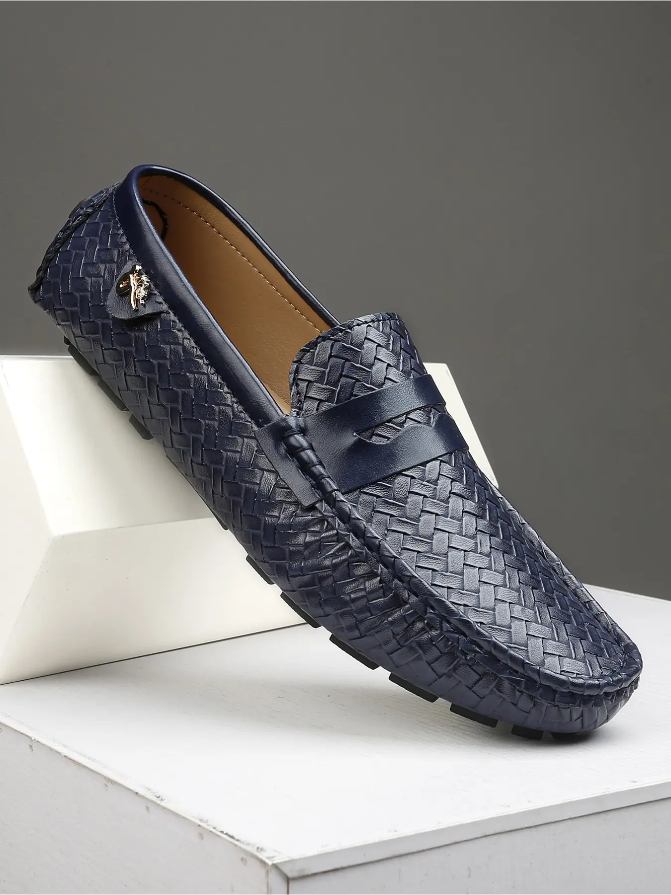 New Arrival Slip‑On Men’s Classic PU Leather Driving Loafers Plus Sizes 39‑47 Non‑Slip, Flat Versatile Business Casual Shoes Equipped with Soft Breathable Insole Black Design Gentlemen Business Office Shoes