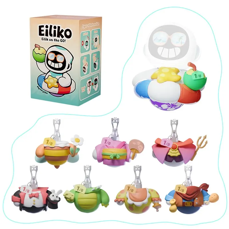 Energize Lab, Eiliko Swappable Themed Bodies Mystery Box- Randomly receive 1 of the 8 themed bodies with different personalities that match your style. Swap the shell, unlock whole new animations. Only Body, Blind Pack
