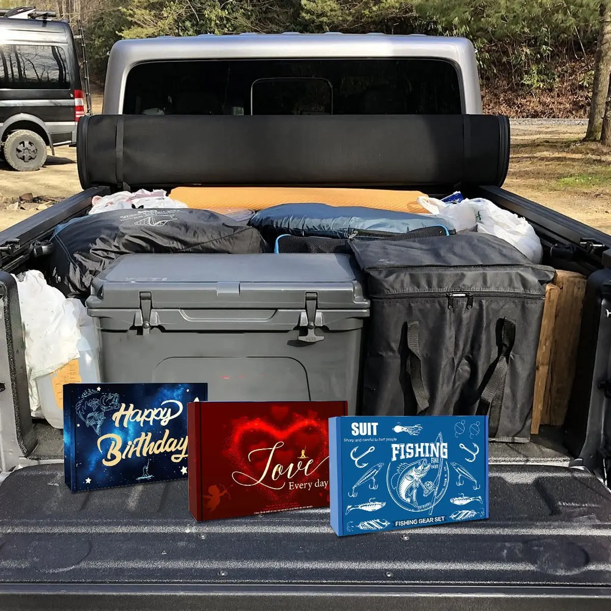 Lure Mystery Fishing Gear Holiday Bait Box Set, Large Mouth Bass Small Mouth Bass Trout Bait Fishing Kit, Valentine Birthday Gift, Artificial Fishing Lures, Fishing Equipment