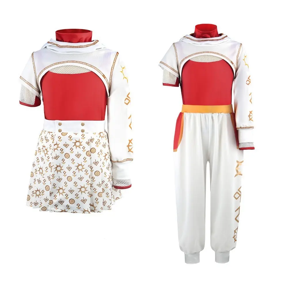 2026 New 3‑Pieces Zombies 4 Cosplay Costume,Halloween Party Role‑Play Outfit,Complete Set For Halloween Dress‑Up Party,Themed Carnival Stage Performance Costume,High‑Quality Cosplay Outfit For Teens & Adults Halloween Fancy Dress Theme Party Cos Events