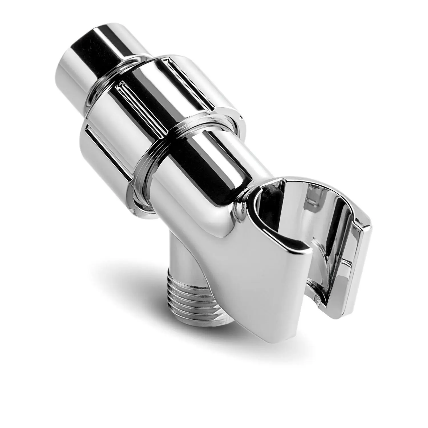 Shower Head Holder, 1 Piece Universal Adjustable Shower Head Bracket, Bathroom Shower Arm Adapter Bracket Fixed Base, Showerhead Holder, Bathroom Accessory