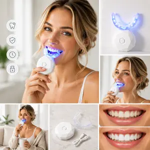 Teeth Whitening Light, 10X More Powerful Blue Led Light Connected with USB, Non-Battery Teeth Whitening LED Light in Home Use
