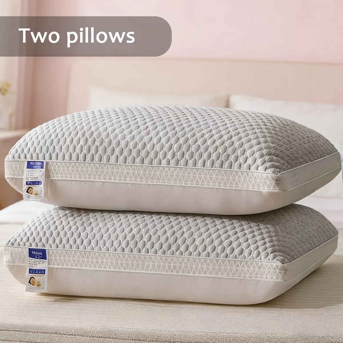 Comfortable Snore Relief Pillow for Better Sleep - Ergonomic Design, Breathable Material, Reduces Snoring, Supports Neck and Spine, Ideal for Side and Back Sleepers
