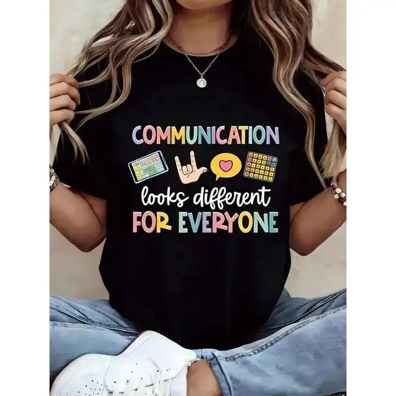 Personalized Communication Looks Different For Everyone Sweatshirt Speech Therapy Shirt SLP Tee
