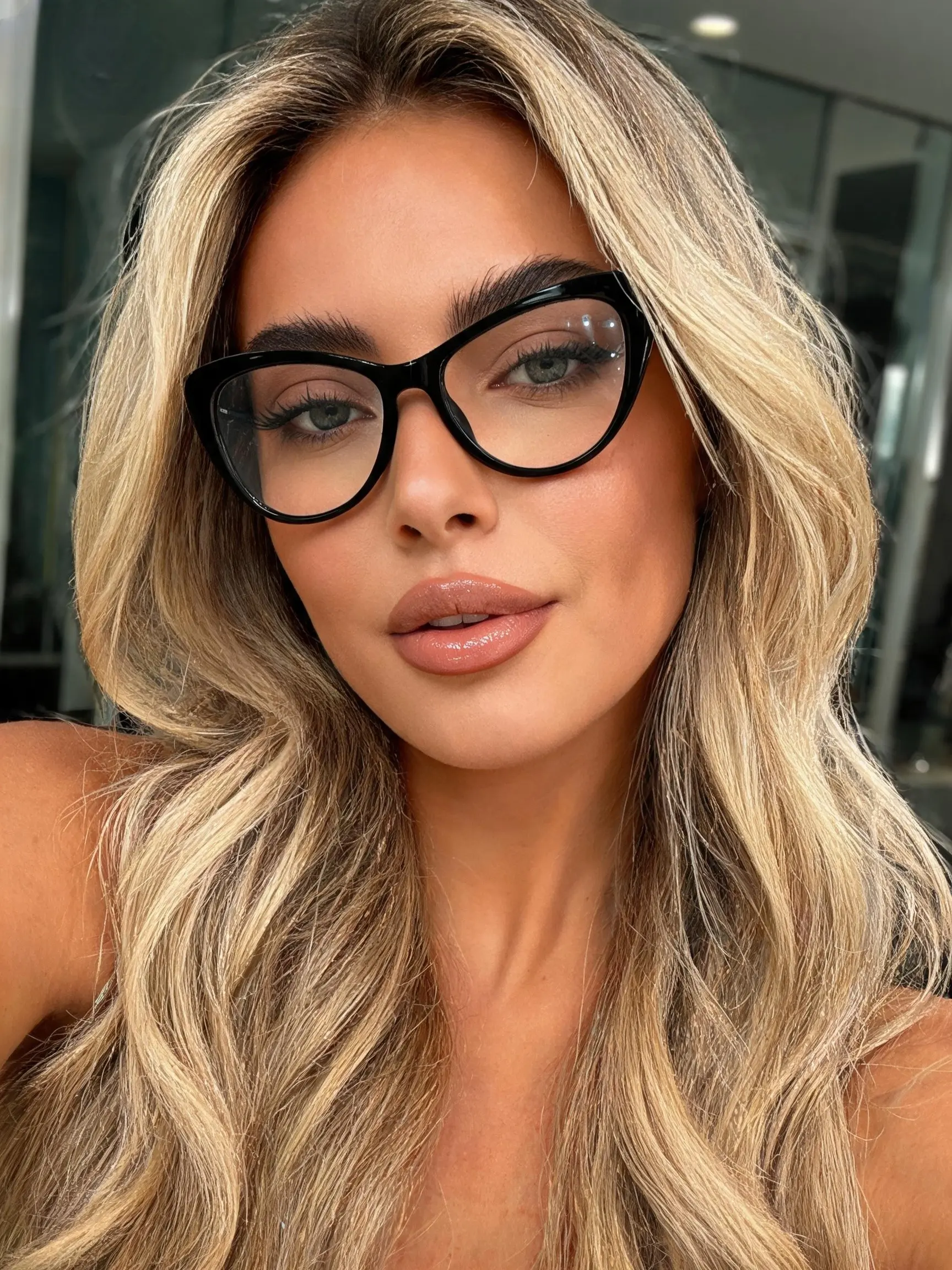 Vintage Frame Cat Eye Glasses for Women, Lightweight Tr Full Frame, Adjustable Prescription Lens, Daily Wear Optics, Fashion Frames