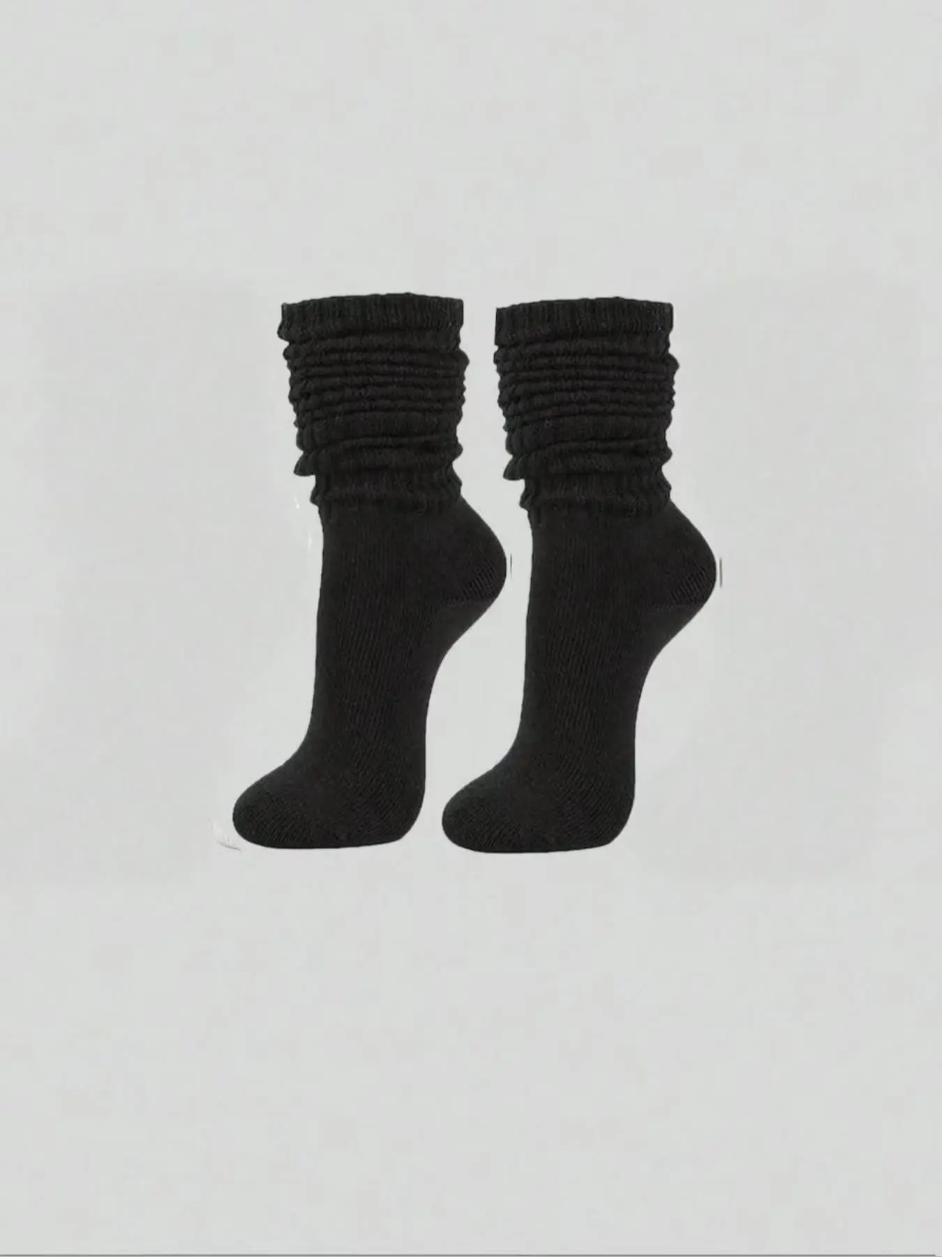 Women's Fall Winter Knit Crew Socks, Fitted Striped Ankle Socks, Dark, Comfortable Casual Campus Teen Socks