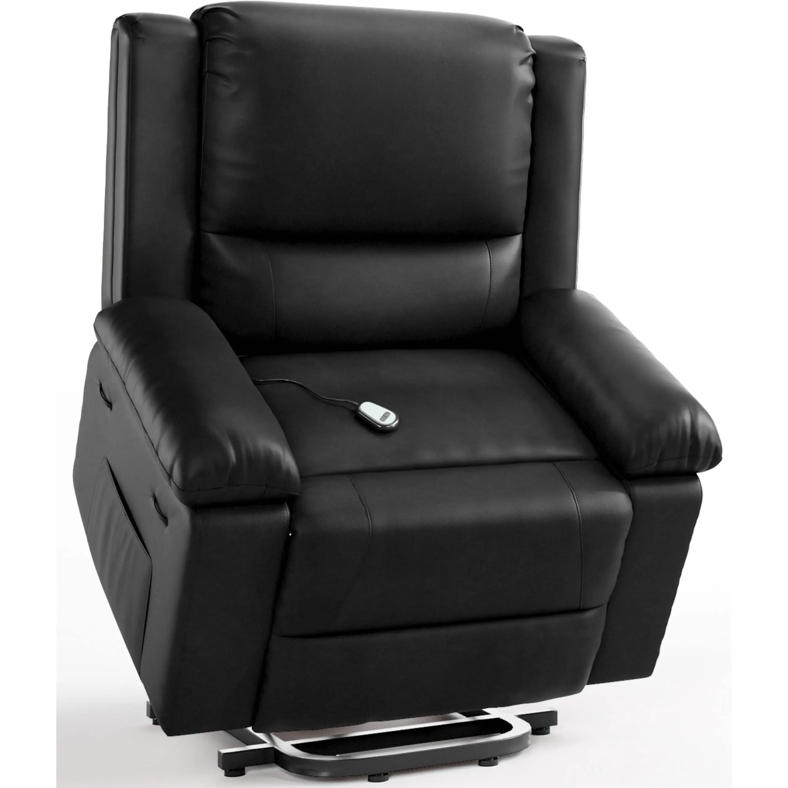Garvee Power Lift Recliner Chair - Heat and Massage, PU Leather, Adjustable Back and Legs, Electric Lift Chair Designed for The Elderly and People with Mobility impaired