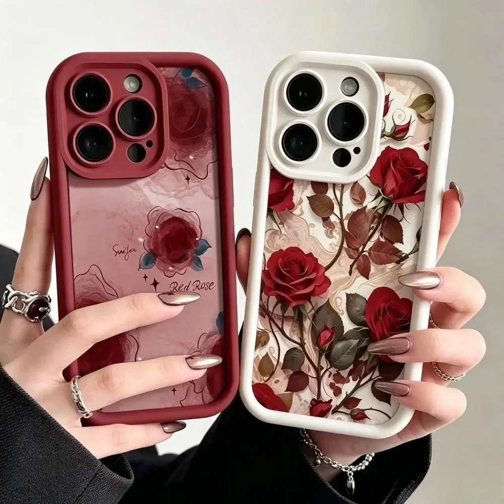 For Huawei Honor 600 400 200 Pro 90 Magic 7 Lite 8 Pro X7D X9D X8C X6B X7B X8B X9B X9A X8A X7A X6A X8D Soft Flower Cover lucky phone