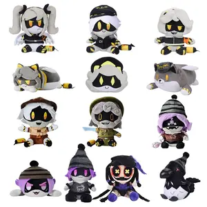 Murder Drones Complete 12 Character Plush Toy Full Set Horror Animation Robot Stuffed Doll Uzi N V J Doll Cat Form Worker Drone Multiple Outfits Cowboy Military Sweater Hat Soft Flannel Cute Scary Plushies Gift For Game Animation Fans Teens Boys Girls Hal