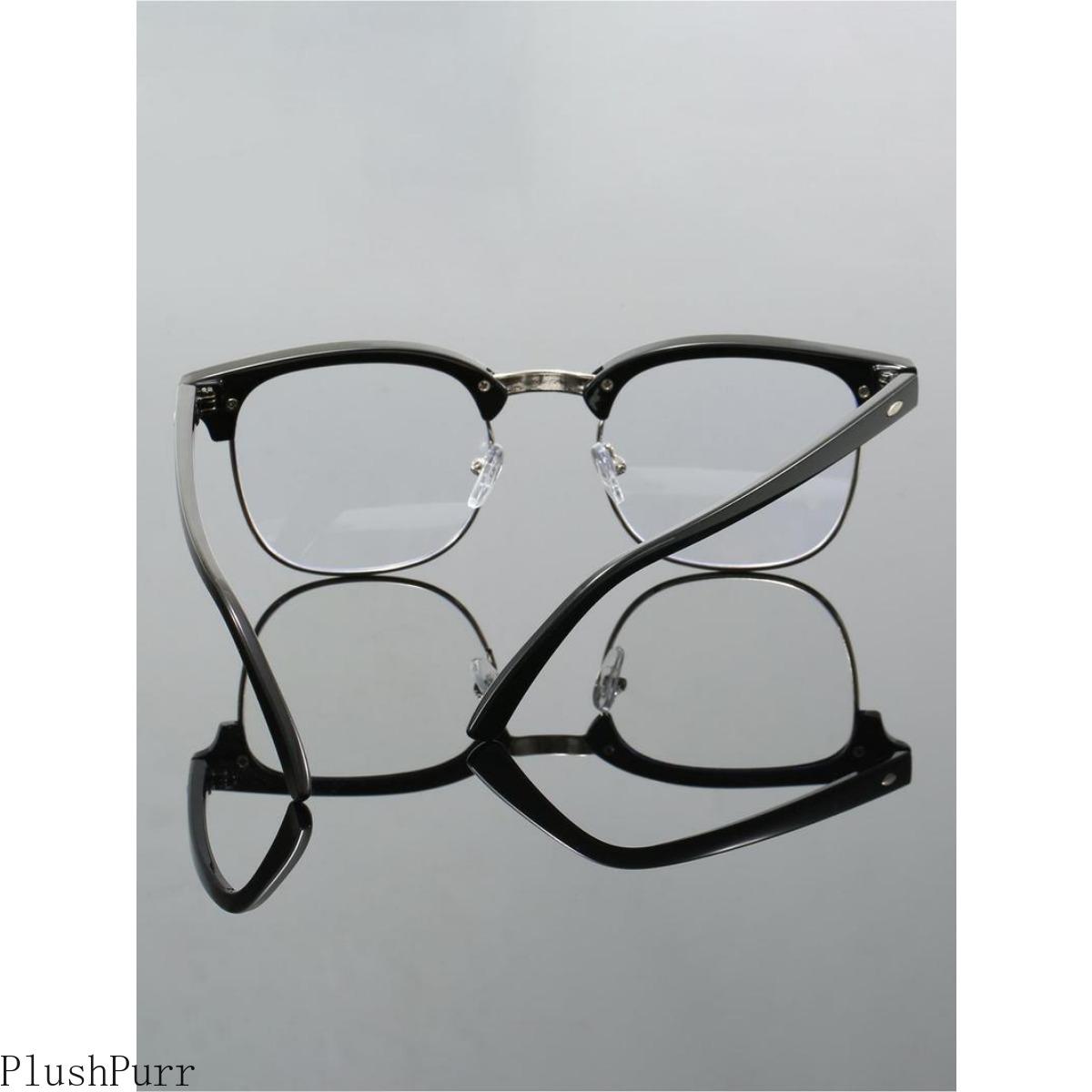 Anti-Blue Light Square Full Frame Eyeglasses - Unisex Basic Fashion Style, Ideal for Work & Daily Outfit Decor