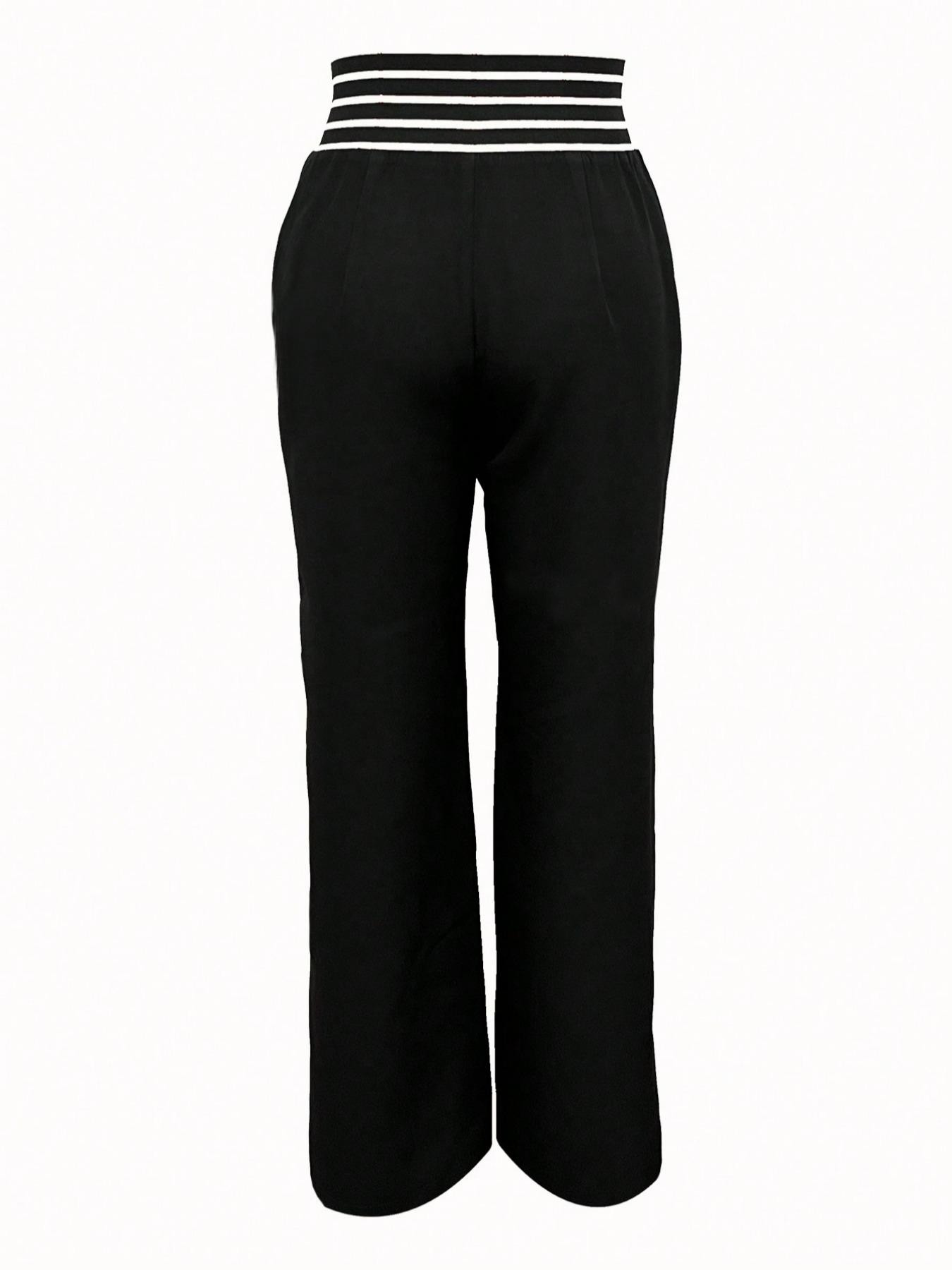 Women's Wide Leg Pants, Fashionable Loose Casual Comfy Trousers for Daily Wear, Trendy Ladies Baggy Bottoms for Summer, Going Out Bottoms, Clothes for Women, Womenswear, Boho Casual Trousers, Casual High Waisted