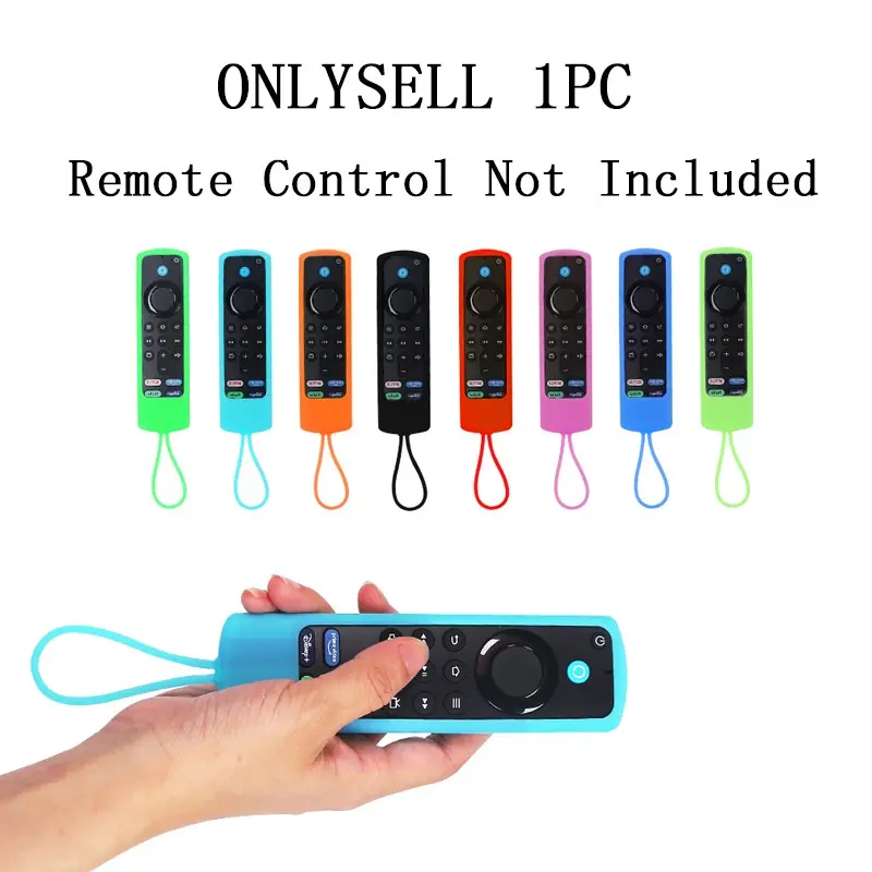 Single-packed silicone protective cover suitable for Fire TV Stick remote control Protector Cover Durable Cover Slipcover