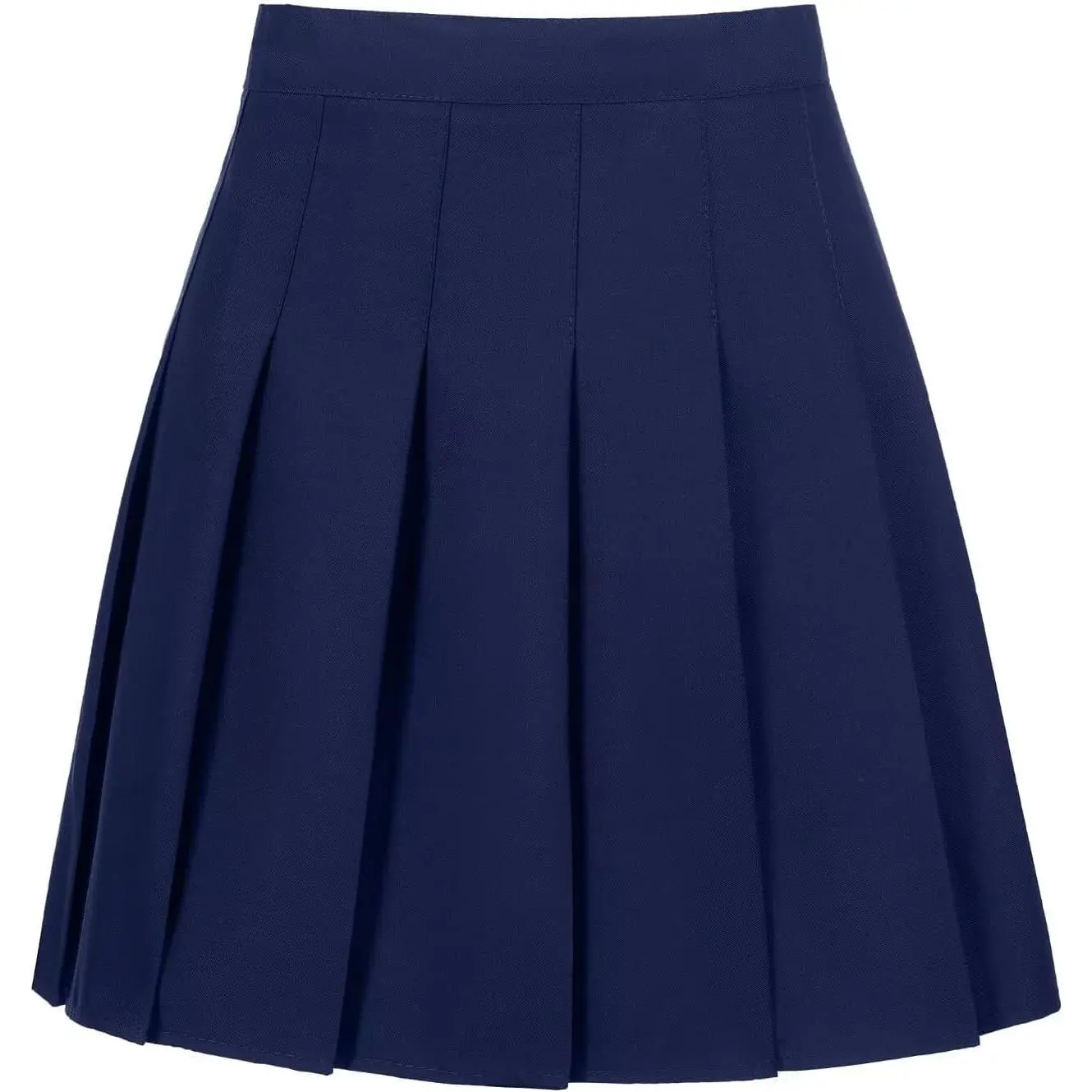 Women's High-Waisted Pleated A-Line Athletic Wear Skorts with Shorts - Table Tennis, School Uniform Use - Multi-Size 2T-4XL