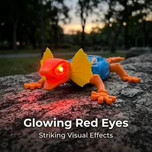 Remote Control Wall Climbing Lizard Toy, 2.4g Auto Pairing Remote, Halloween Christmas Gift, Needs 2 Aa Batteries