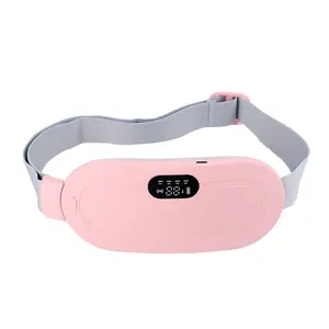 Gift for Her: Fast-Heating Period Pain Relief Cordless Heating Belt, Period Heating Pad, Wireless Heating Pad, 3 Heat Levels (50-60℃) + 4 Vibration Modes, Far Infrared Warmth for Cramps, Sleep-friendly & Quiet, Daily Use for Mom Wife Girlfriend