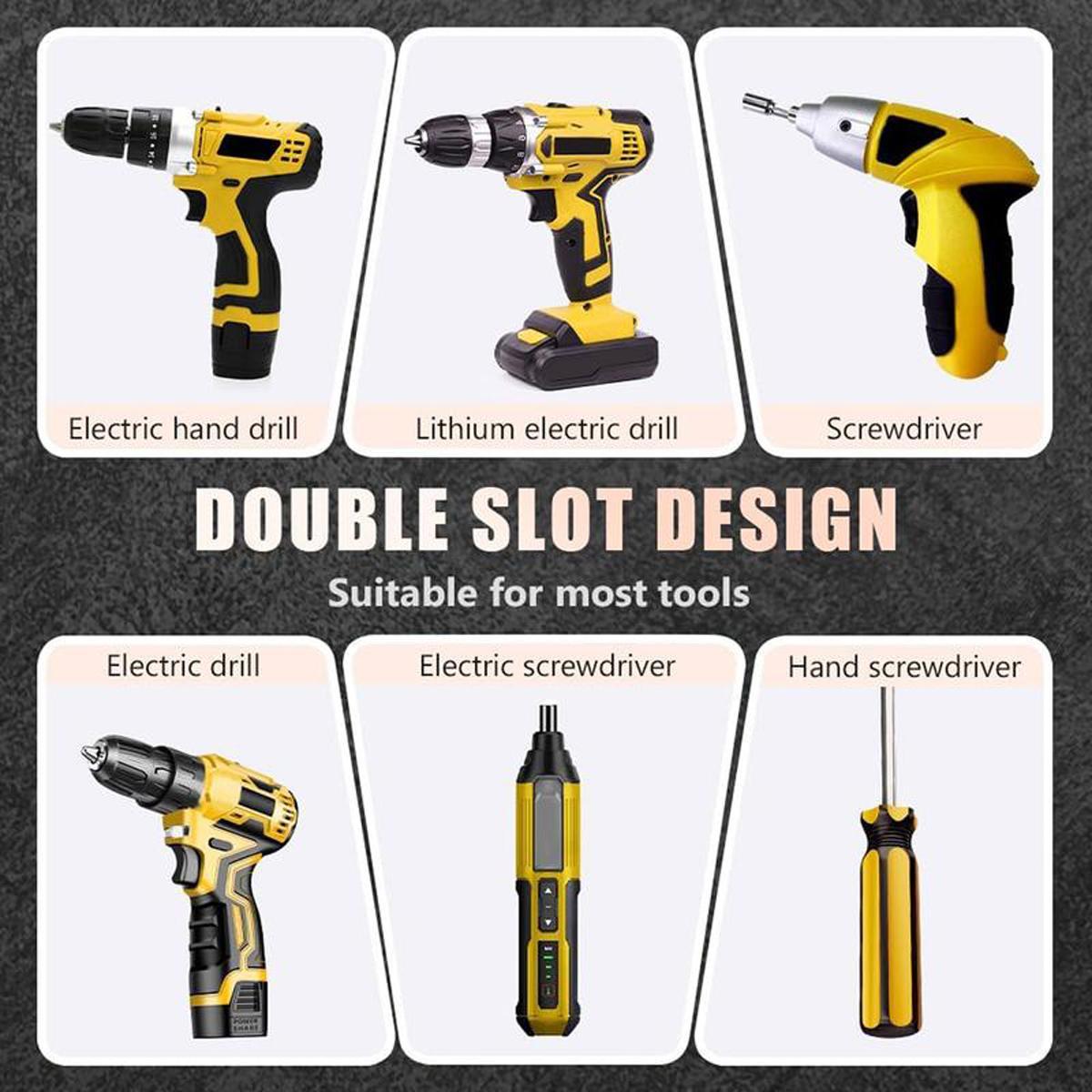 High Magnetic Screwdriver Drill Bit Set - 6pcs K5 Impact Resistant Non Slip Bit for Home DIY Professional Use (6pcs)