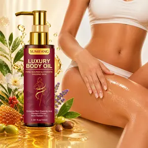 SUMIFANG Luxury Firming Body Oil 100ml – Salicylic acid smoothing formula with hyaluronic acid improves elasticity and skin texture, deeply nourishes, suitable for aging and sagging skin, for firming care morning and evening