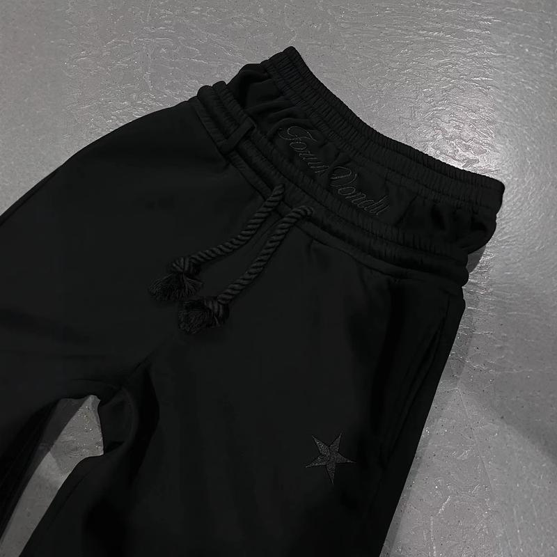 2025 Baggy Double Waist Sweatpants - Waisted Sweatpants Workout Active Joggers Pants Casual Sports Jogging Wear