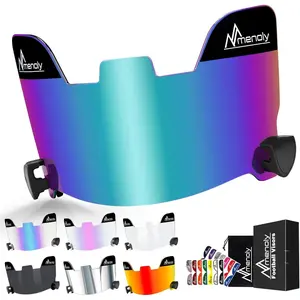 Youth Football Helmet Visor, UV Block, Football Visor, Scratch Resistant, Facial Protection Visor for Football Helmet